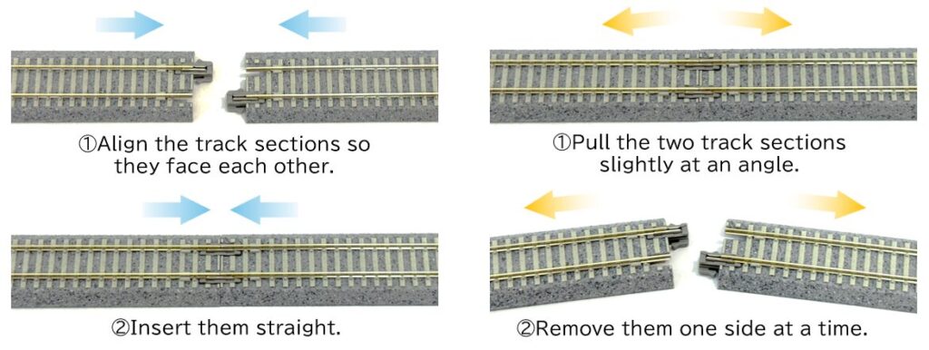 Connecting and Disconnecting KATO Tracks