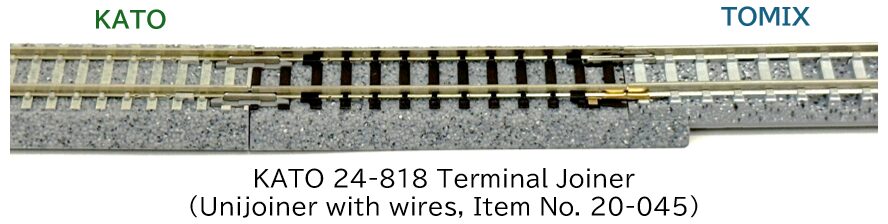 KATO 24-818 Terminal Joiner (Unijoiner with wires, Item No. 20-045)