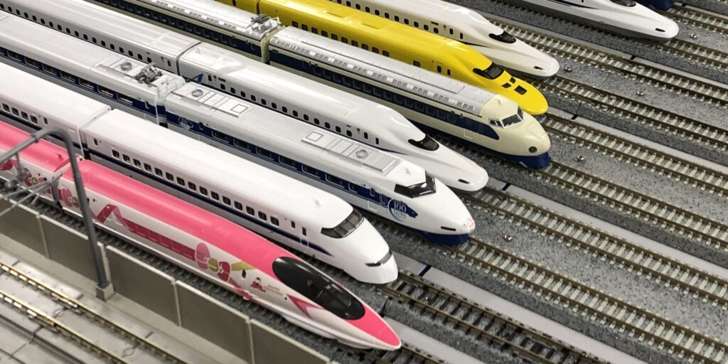 Even Shinkansen models alone come in a wide variety.