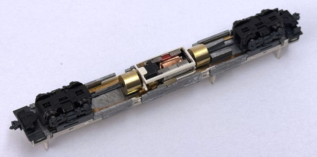 Equipped with a KATO slotless motor