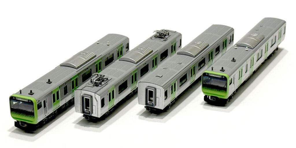KATO N比例 E235系山手線入門套裝包含4節車廂。