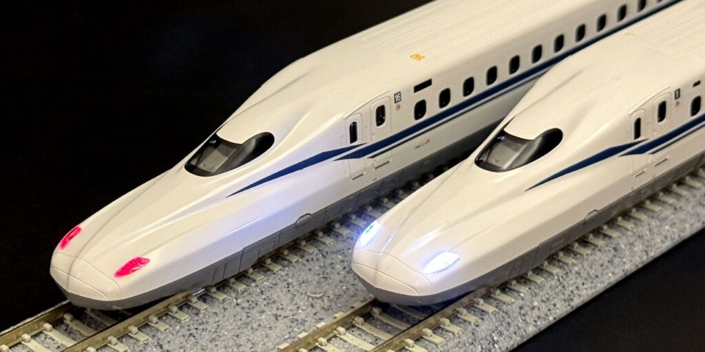 KATO N700S 先頭車の点灯時の表情