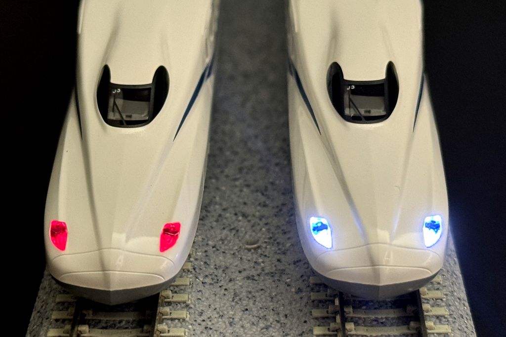 KATO N700S 先頭車の点灯時の表情